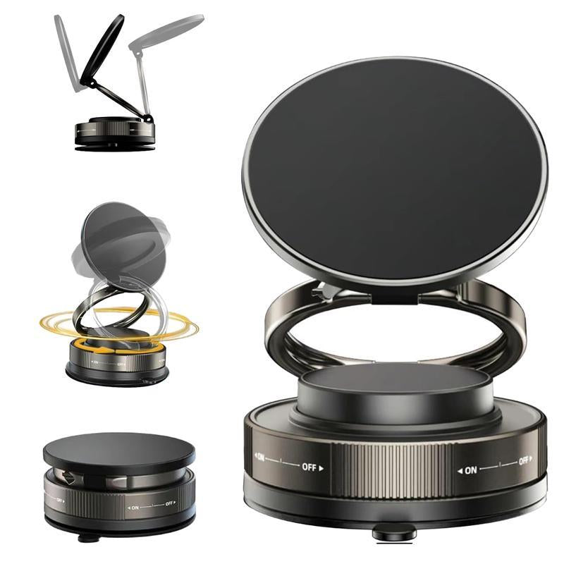 Experience Ultimate Convenience with the 360° Rotating Magnetic Phone Holder – Perfect for Your Car, Gym, or Makeup Routine!