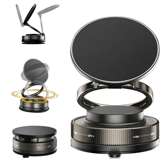 Experience Ultimate Convenience with the 360° Rotating Magnetic Phone Holder – Perfect for Your Car, Gym, or Makeup Routine!