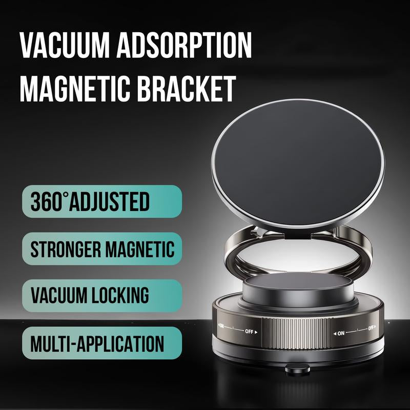 Experience Ultimate Convenience with the 360° Rotating Magnetic Phone Holder – Perfect for Your Car, Gym, or Makeup Routine!