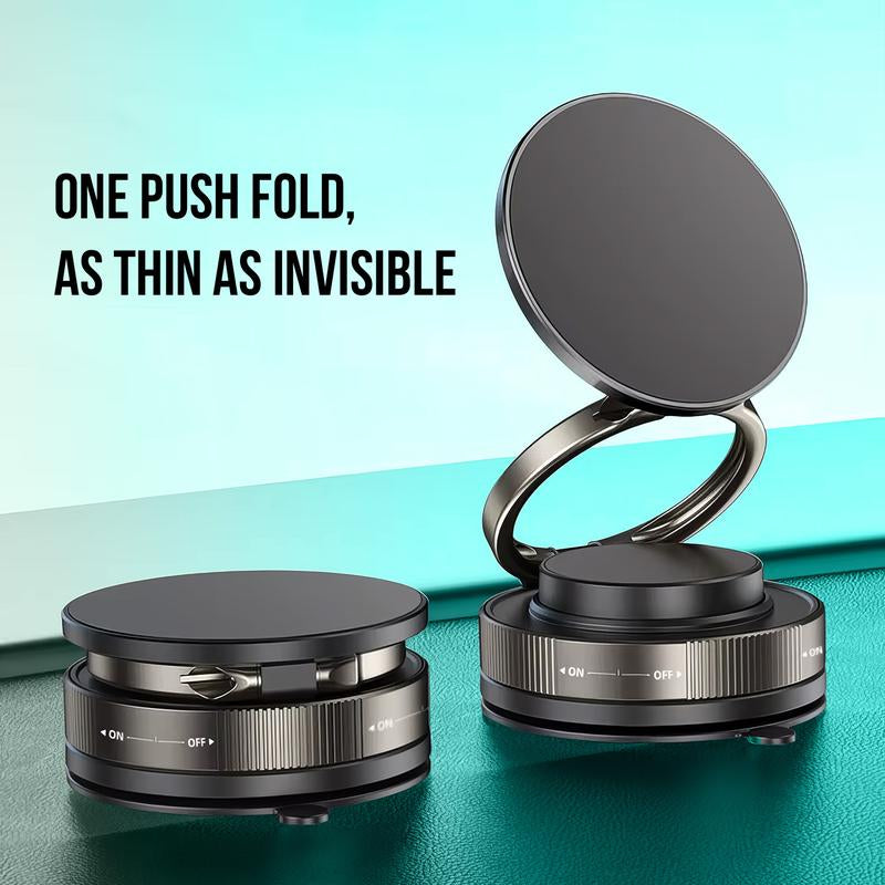 Experience Ultimate Convenience with the 360° Rotating Magnetic Phone Holder – Perfect for Your Car, Gym, or Makeup Routine!
